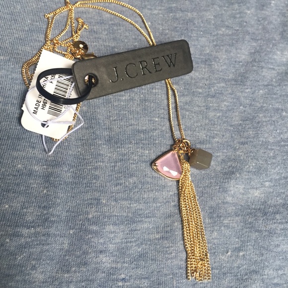 J. Crew Gold Tassel Pendant Necklace - Picture 3 of 4